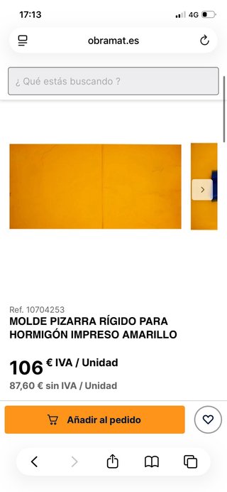 Moldes para hormigón impreso