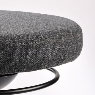 Taburete Elevable Ikea Gunnared Negro/Gris