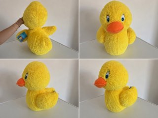 Peluche gigante papera gialla