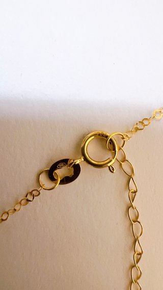 Collana con ciondolo cuore in oro giallo 18kt 750