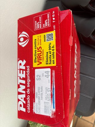 Calzado de Seguridad Panter Negro