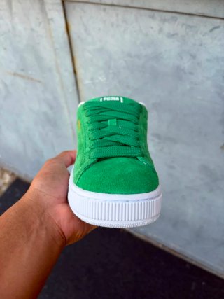 Puma Suede XL Verde/Bianco