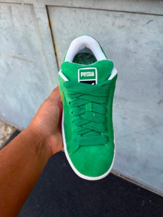 Puma Suede XL Verde/Bianco