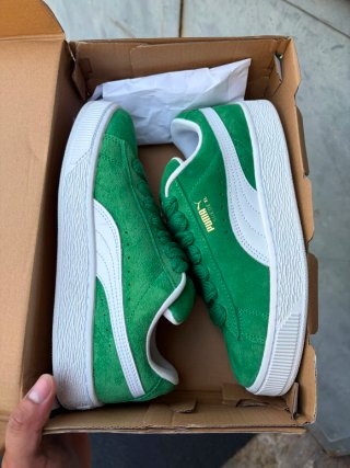 Puma Suede XL Verde/Bianco