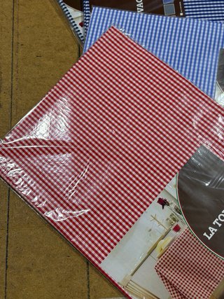 Set 4 Tovaglie Cotone Quadretti