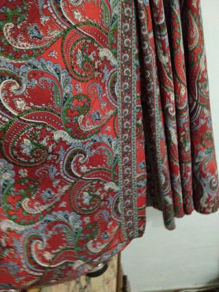 Falda-pantalon larga estampada