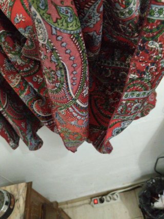 Falda-pantalon larga estampada