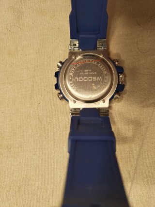 Reloj WECOOL Analógico-Digital Azul y Plateado