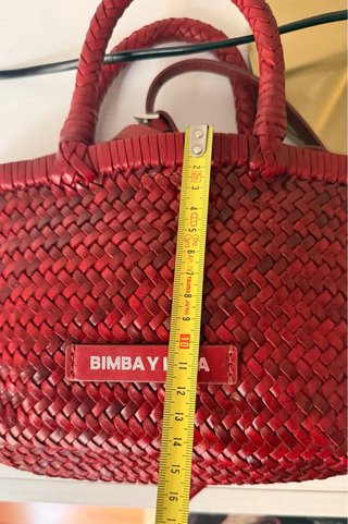 Bolso Bimba y Lola piel rojo