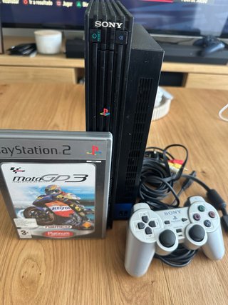 Consola PS2 + Mando + Cables + MotoGP3