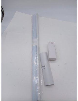 Tende a rullo a doppio strato Amazon Basics - Giorno e Notte - 66 x 150 cm - Righe Bianche