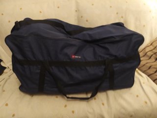 Bolso de viaje Benzi azul grande