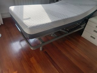 Cama articulada con colchón 90cm