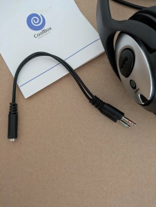 Cascos CoolBox CoolCHAT 3.5 con micrófono