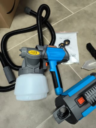 Pistola Pintura Eléctrica HVLP Tilewall