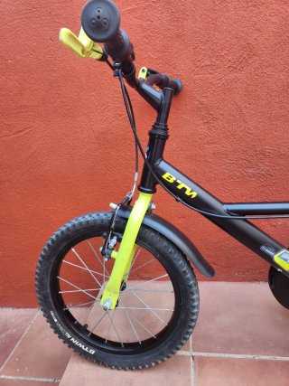 Bicicleta infantil Btwin DARK HERO 500, 16 pulg.