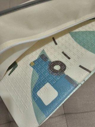 Alfombra gateo bebé plegable con bolsa