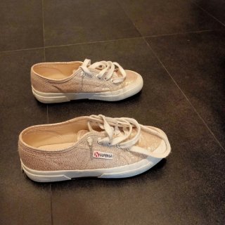 Superga glitter rosa bambina