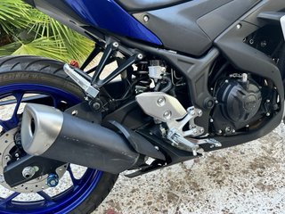 Yamaha YZF R3 2015 Azul y Plata, moto deportiva