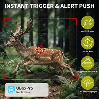 Cámara doble Fototrampeo Solar 4G PTZ 2K Camuflaje