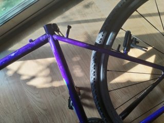 Cuadro Bicicleta Megamo Natural Morado