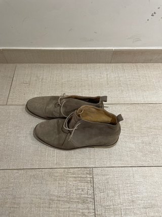 Botas de piel beige talla 43-44