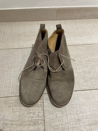 Botas de piel beige talla 43-44