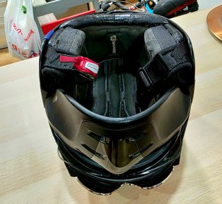 CASCO MOTO - Shark Drak Vinta Gold Chrometech