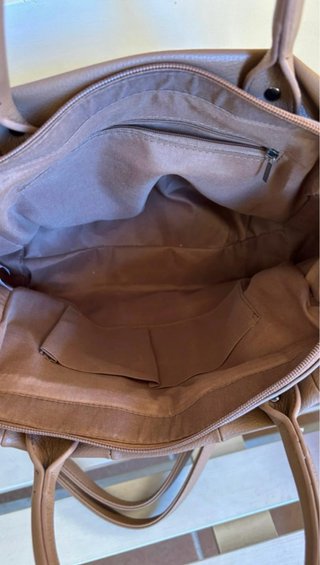 Bolso Tote Piel Marrón Inspiración Bimba y Lola