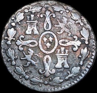 Moneda 2 Maravedís Fernando VII 1833