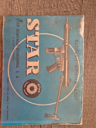 Libro Subfusil Star Z-70/B