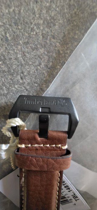 Timberland Cronografo Uomo Pelle Marrone Nero