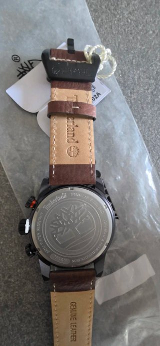 Timberland Cronografo Uomo Pelle Marrone Nero