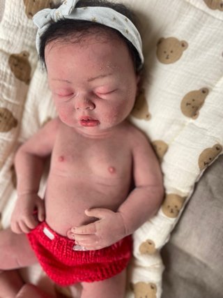 Bebé Reborn Silicona Blanda Pintado a Mano