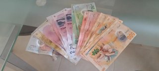 Billetes Maldivas 500, 50, 20, 100 Rufiyaa
