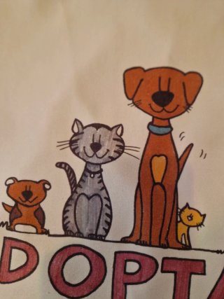 2 Fundas Cojín Perros y Gatos Adopta