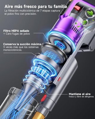 Aspiradora Inalámbrica Potente 600W