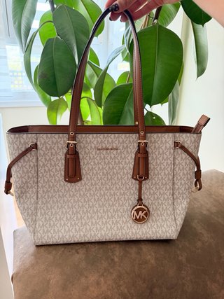 Bolso Tote Michael Kors Original Beige/Marrón