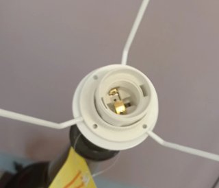 Lampada da terra in legno laccato nero