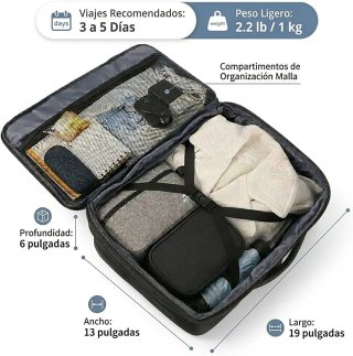 Mochila Viaje Matein 40L Negra