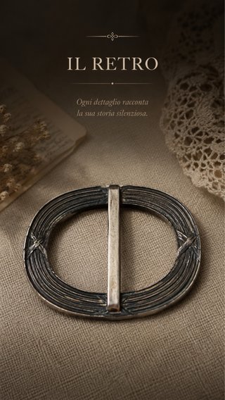 Fibbia cintura Liberty antica 1900-1910