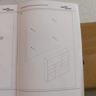 Mensola libreria scaffale da muro VidaXL