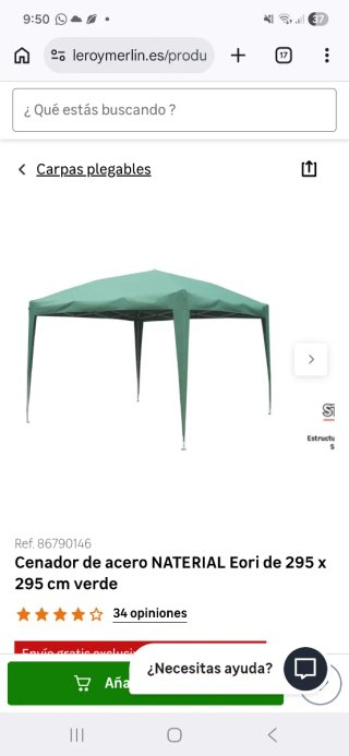 Cenador Camping nuevo