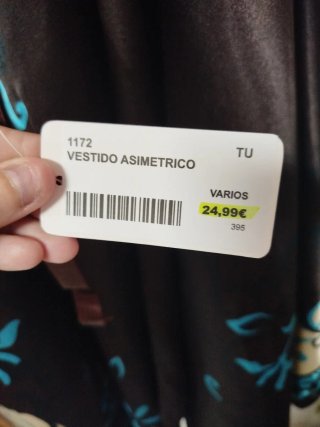 Vestido vaporoso estampado