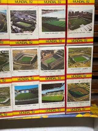 Blister Cajas Cerillas Mundial 82