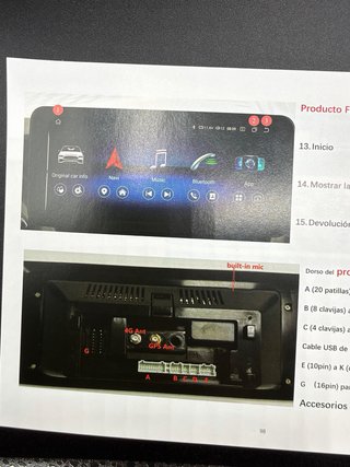 Pantalla Táctil 10.25 Mercedes