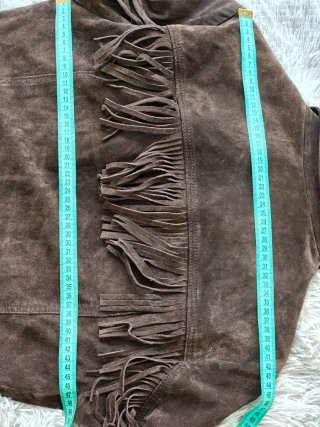 Chaqueta Zara Ante Flecos Marrón
