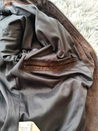 Chaqueta Zara Ante Flecos Marrón