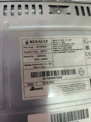 Radio CD USB Renault .DaciaNegra