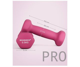 Juego de 2 Mancuernas 0,5KG SONGMICS